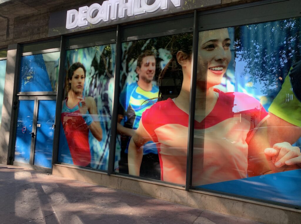 decathlon vitrine toulouse