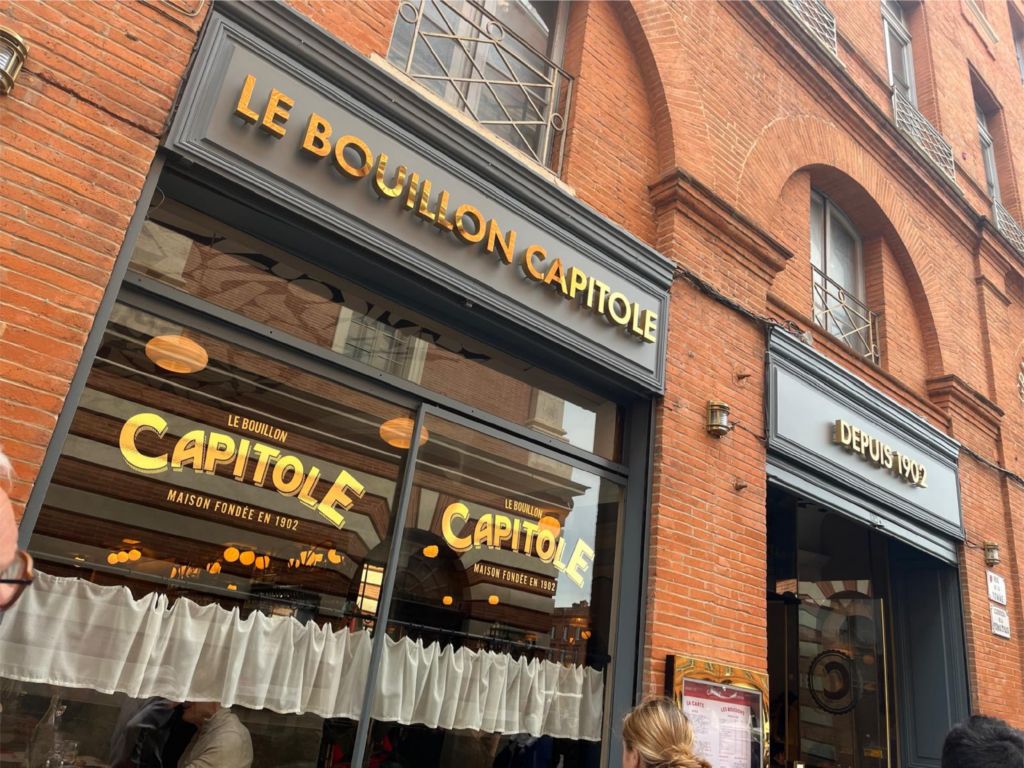 Enseigne rétro éclairée - Bouillon capitole